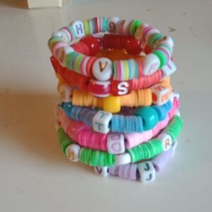 Colorful Beaded Bracelets Set